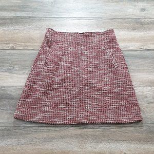 Gap Womens Size 4 Skirt Work Dress Office Casual Business Red White Black Pocket